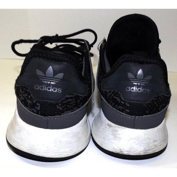 Adidas Lite Racer black gray low top sneakers US 6 Men's - Picture 4 of 8